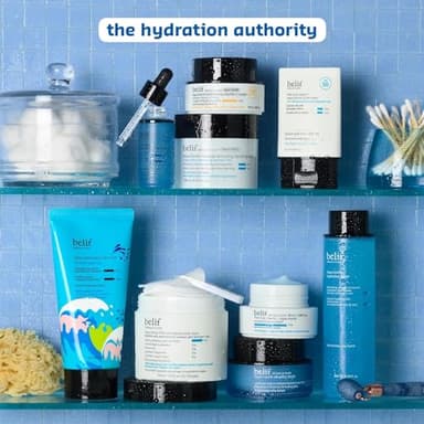 belif Vitamin E Jelly Overnight Mask – Hydrating & Plumping Face Moisturizer with Red Algae & Jojoba Oil, Deep Repair for Glass Skin, Korean Sleeping Mask for Intense Hydration & Radiance, 2.53 fl oz - Image 8