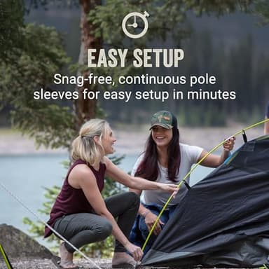 Coleman 4-Person Sundome Dark Room Dome Camping Tent - Image 3