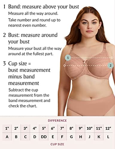 Glamorise Full Figure Plus Size MagicLift Seamless Sports Bra Wirefree #1006 White - Image 9