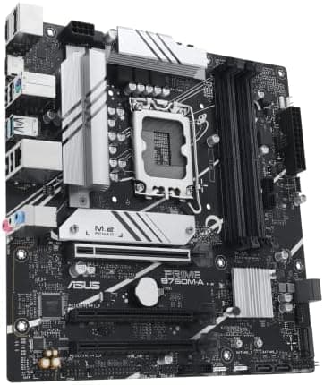 ASUS Prime B760M-A-CSM Intel B760 (LGA 1700) mATX CSM Commercial Motherboard PCIe 4.0, DDR5, 2X M.2, 2.5Gb LAN, DP, 2X HDMI™, SATA 6 Gbps, USB 3.2 Type-C, Aura Sync, ASUS Control Center Express - Image 4