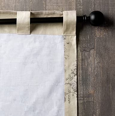 Maison d' Hermine Curtains for Living Room 100% Cotton 96 inch Length One Panel Light Filtering Curtains for Bedroom Windows with Rod and Loop Pockets Drapes (Turin, 50" W x 96" L) - Image 7