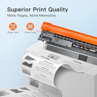 E-Z Ink High Capacity 069H Toner Cartridge Compatible Replacement for Canon 069 069H Black use with ImageCLASS MF753Cdw MF751Cdw LBP674Cdw LBP673Cdw LBP674Cx MF752Cdw MF756Cx Printer with Chip 2 Black - Image 4