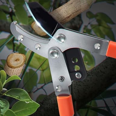 LOOBMBNS 26-40" Extendable Anvil Loppers, Branch Cutter w/2 inch Cutting Capacity, Tree Trimmer w/Compound Action, Heavy Duty Telescopic Tree Pruner, Handle Adjustment, Chop Thick Branches Effortless - Image 7