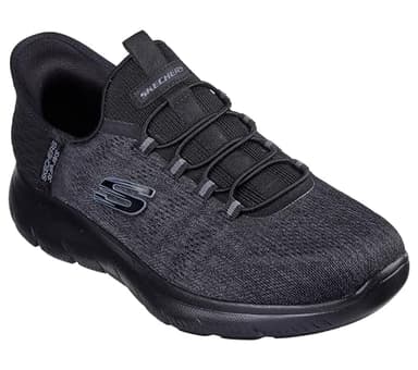 Skechers Men's Summits Key Pace Hands Free Slip-in Sneaker,Black/Black,12 - Image 4