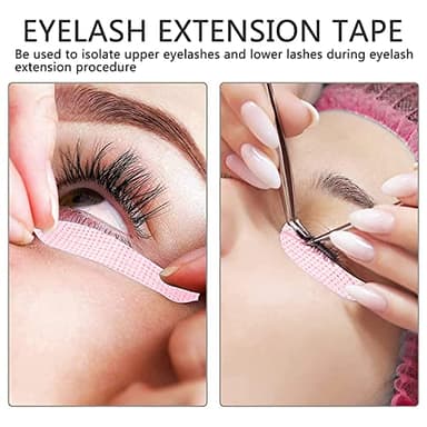 6 Rolls Eyelash Tape,Adhesive Fabric Eyelash Extension Tape,Breathable Micropore Fabric Tape for Eyelash Extension Supplies,9 m/10 Yard Each Roll (Pink) - Image 7