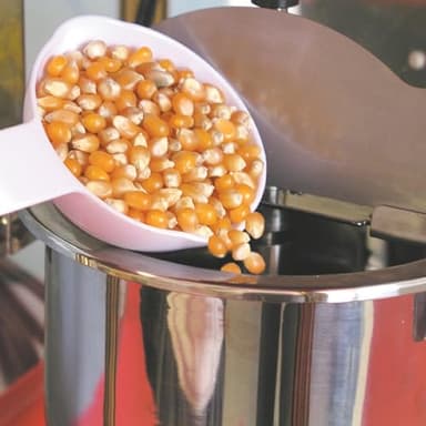 Nostalgia Popcorn Maker Machine - Professional Cart With 2.5 Oz Kettle Makes Up to 10 Cups - Vintage Popcorn Machine Movie Theater Style - Red & White - Image 7