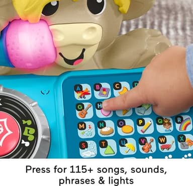 Fisher-Price Baby Learning Toy Link Squad A to Z Yak with Interactive Music & Lights for Ages 9+ Months, Compatible Only with Link Squad Items - Image 4