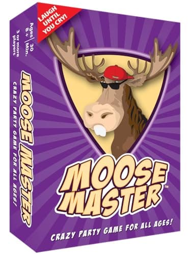 Moose Master - Laugh Until You Cry Fun - Your Cheeks Will Hurt from Smiling and Laughing so Hard - for Fun People Looking for A Hilarious Night in a Box - Image 1