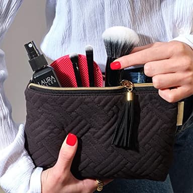 LAURA GELLER NEW YORK All-Over Eye Shadow Brush, Black Wooden Handle - Image 6