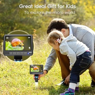 Leipan 1080P LCD Digital Microscope with 32GB SD Card, Coin Microscope with 5-inch IPS Screen,PC View,Photo/Video Capture,Compatible with Windows Mac - Image 7