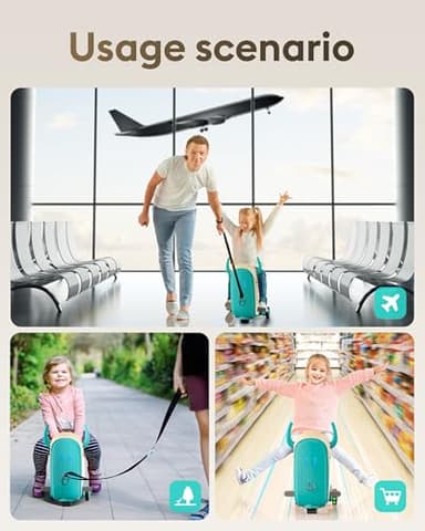 Gyroor GNU Kids Electric Ride-On Car with Flashing Wheels, Adjustable Speeds and 14L Storage, Electric Vehicles for Kids Aged 4-6 Years, 2-in-1 Ride-On and Storage, for Indoor, Outdoor, and Travel Use - Image 7