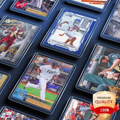 200 Card Sleeves Top Loaders for Cards, Premium Toploaders, 3"x4" Baseball Card Protectors Hard Plastic, Hard Cards Sleeve, Sports Trading Holder (100 Toploaders + 100 Penny Sleeves) - Image 6