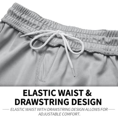 QBK 2T/3T/4T/5T Toddler Baseball Pants Youth Softball Pants Kids Tee Ball Pants for Boy Girl Grey（Grey 5T） - Image 4