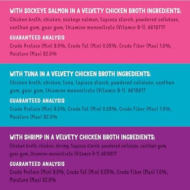 Purina Friskies Grain Free Wet Cat Food Lickable Cat Treats Variety Pack, Lil' Soups With Salmon, Tuna or Shrimp - (Pack of 30) 1.2 oz. Cups - Image 6