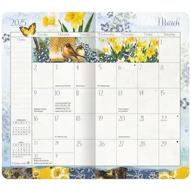Lang, Garden Botanicals 2025 2 Year Pocket Planner by Barbara Anderson - Image 3