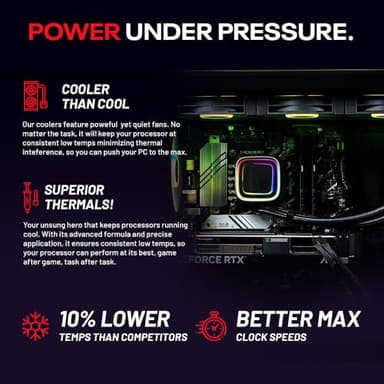 Skytech Gaming Rampage Desktop PC, Ryzen 7 9700X 3.8 GHz (5.5GHz), NVIDIA RTX 5070 Ti 16GB, 1TB Gen4 NVMe SSD, 32GB DDR5 RAM 5600 RGB, 850W Gold ATX 3 PSU, 360mm ARGB AIO, Wi-Fi, Win 11 - Image 5