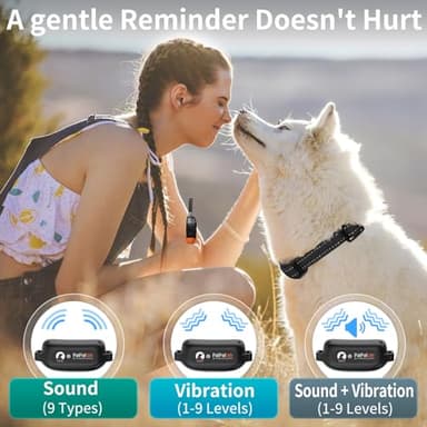 PaiPaitek No Shock Dog Training Collar with Remote 3300ft Range, Strong Vibrating Dog Collar Beep and Vibrate Only, Waterproof & Rechargeable Vibration Collar for Small Medium Large Dogs - No Prongs - Image 6