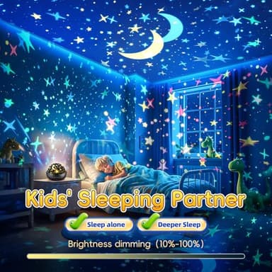 Staryou Dinosaur Toys for Kids 3-5, 【Remote+3 Films+93 Effects】 Dinosaur Toys for Kids 2-4, 【3 Timer+5 Brightness】 Toys for 3 Year Old Boys, Rotate 3 Year Old Boy Gift, 5 Year Old Boy Birthday Gift - Image 4
