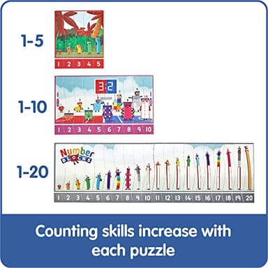 hand2mind Numberblocks Sequencing Puzzle Set, ﻿Sequence Cards, Matching Game, Math Toys, Toddler Educational Toys, Preschool Learning Activities, Kids Birthday Gifts, Easter Basket Stuffers for Kids - Image 6
