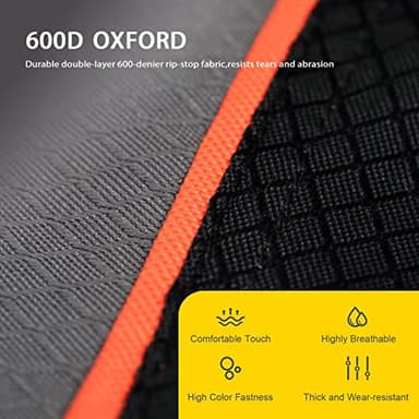 FAIR WIND 2 Pack Oversized Fully Padded Camping Chair with Lumbar Support, Heavy Duty Cooler Bag Fold Chair Support 450 LBS - Image 5