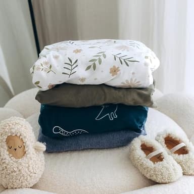 Dreamology Mini Crib Sheets,100% Cotton Crib Sheet,2-Pack,Soft,Baby Crib Sheets for Boys,Girls,Pack n Play Sheets,Pack and Play Sheets Fitted,Mini Crib Sheet,Crib Mattress Sheets,24 x 38 - Image 6