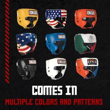 Ringside Competition Boxing Headgear, USA Boxing-Approved Leather Headgear with Cheek Protection, Great for MMA, Muay Thai, Kickboxing, and Training, Ideal for Men and Women, Black, Small - Image 6