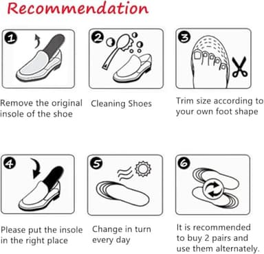 Height Increase Insoles 4-Layer Air up Shoe Lifts Elevator Shoes Insole 2.95inches(7.5 cm) Heels Lift Inserts for Men and Women - Image 7