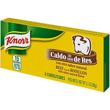 Knorr Bouillon Cubes Beef Flavor Bouillon/Caldo de Res Pack of 24, 8 Ct For Sauces, Soups and Stews Naturally Flavored 3.1 oz - Image 12