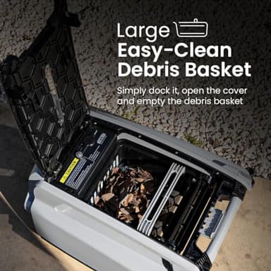 Betta SE Plus - Solar-Powered Robotic Pool Skimmer with 24/7 Continuous Cleaning Power, Dual Charging Options, Twin Salt Chlorine Tolerant Motors, and Shallow Water Safeguard - Image 9