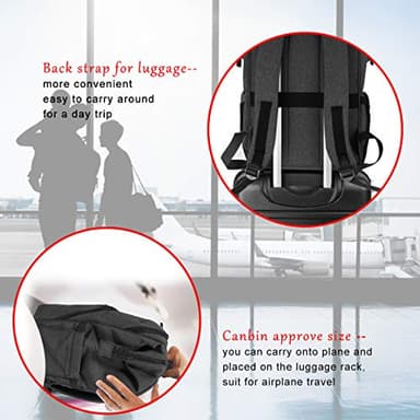 Hap Tim Laptop Backpack, Travel Backpack for Women,Work Backpack (7651-DG) - Image 6