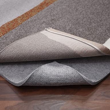 Double-Sided Non Slip Rug Pad Gripper - Upgraded 8x10 Feet 1/4” Thick Dual Surface Felt Under Rug for Area Rugs and Hardwood Floors,Super Cushioned Non Skid Carpet Padding - Image 1