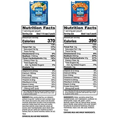Pasta Roni Heat & Eat, 2 Flavor Variety Pack, 8.8oz Pouches, (6 Pack) - Image 4
