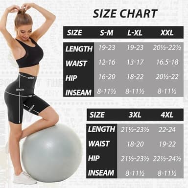 Sundwudu 4 Pack Biker Shorts for Women - 8”/5”/3” High Waist Tummy Control Summer Workout Shorts for Running Yoga Athletic - Image 4