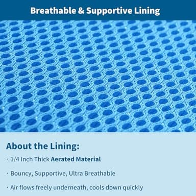 MARUNDA Dog Cooling Mat, No Need to Freeze Or Refrigerate This Cool Pet Pad Cat Mats- Keep Your Pet Cool, Machine Washable., Blue - Image 3