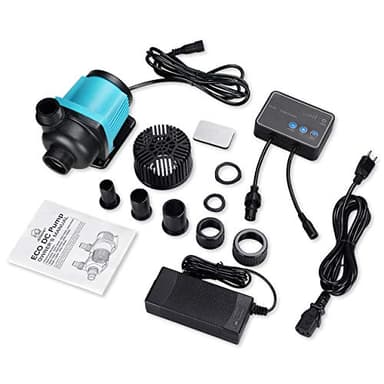 JEREPET 1850GPH 55W16FT Aquarium 24V DC Water Pump with Controller, Submersible and Inline Return Pump for Fish Tank,Aquariums,Fountains,Sump,Hydroponic,Pond,Freshwater and Marine Water Use - Image 6