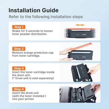 E-Z Ink Compatible TN660 Toner Cartridge Replacement for Brother TN-660 TN660 TN630 High Yield to Use with HL-L2380DW HL-L2320D HL-L2340DW DCP-L2540DW MFC-L2700DW MFC-L2720DW Printer (Black, 2 Pack) - Image 6