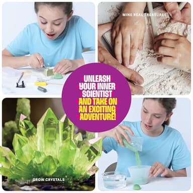 Dan&Darci Earth Science Kit for Kids - Kits for Kids Age 8-12, 8 9 10 Year Old Boy Birthday Gift - Gifts Boys & Girls - Volcano Experiments - STEM Toys Ages 8-10 - Image 5