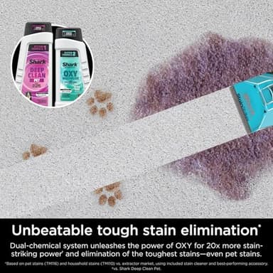 Shark EX300 CarpetXpert HairPro with StainStriker Technology Upright Vacuum, Built-in Spot & Stain Eliminator, Perfect for Pets & Hair Removal, 3 Cleaning Tools, Cleaning Solution (Renewed) - Image 4