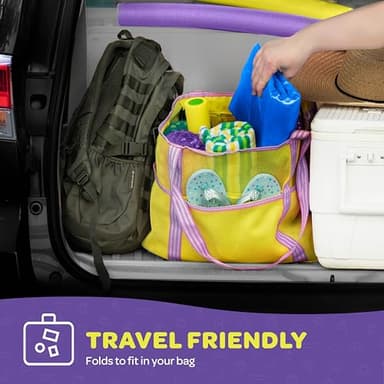 Pool Floats Adult [Set of 4] Inflatable Chair Floats with Cup Holders & Handles - Happy Colorful Pool Floaties - Pool Float Comes in 2 Fun Colors, Blue & Yellow, A Relaxing Floats for Swimming Pool. - Image 6