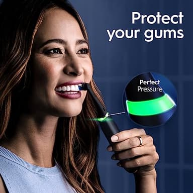 Oral-B iO Series 9 Electric Toothbrush with 4 Brush Heads, Aqua Alabaster - Image 3