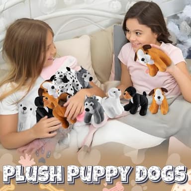 Bedwina Plush Puppy Dogs - (Pack of 36) 6 Inches Tall Stuffed Animals Bulk Assorted Puppies and Cute Stuffed Plushed Dog Puppies Assortment, Stocking Stuffers - Image 5