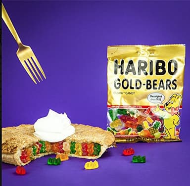 HARIBO Gummi Candy, Original Goldbears Gummy Bears, 8 Ounce Share Size Bags (Pack of 10) Delicious Soft & Chewy Sweet Snacks, Assorted Fruity Flavors - Image 10