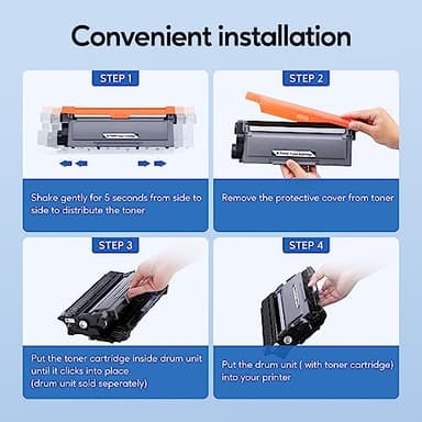 WEAREC Compatible Toner Cartridge Replacement for Brother TN850 TN-850 TN820 TN-820 Work with HL-L6200DW HL-L5200DW MFC-L5850DW MFC-L6800DW DCP-L5600DN Printer (Black,4-Pack) - Image 4