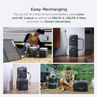 EF ECOFLOW DELTA 2 Max Power Station Extra Battery, 2048Wh LiFePO4 (LFP) Battery, Compatible with DELTA 2&DELTA Max 2000&DELTA 2 Max Outdoor Generators - Image 2
