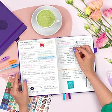 GoGirl Planner and Organizer for Women – A5 Size Weekly Planner, Goals Journal & Agenda to Improve Time Management, Productivity & Live Happier. Undated – Start Anytime, Lasts 1 Year – Purple - Image 6