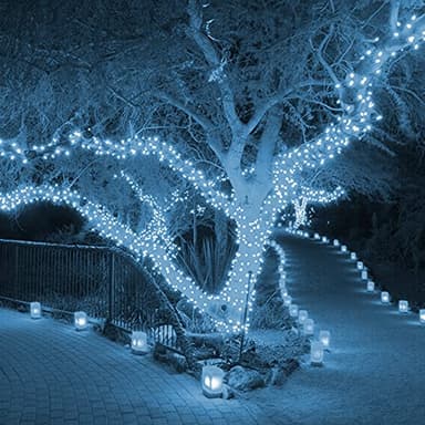 Dazzle Bright 66FT 200 LED Christmas Lights, Christmas String Lights Plug in with 8 Modes, Waterproof Christmas Decorations for Xmas Indoor Outdoor Party Home Tree Decor, White - Image 7