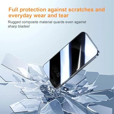 OneFish Privacy Screen Protector for iPhone 15 Pro Max, Full Edge Coverage 6.7" 15 Pro Max, Bubble Free, Easy Installation, Auto Dust-Elimination, 2 Pack - Image 3