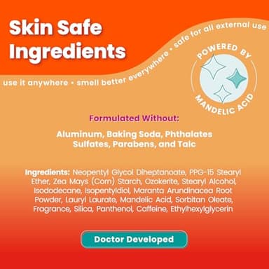 Lume Whole Body Deodorant - Smooth Solid Stick - 72 Hour Odor Control - Aluminum Free, Baking Soda Free and Skin Safe - 2.6 Ounce (Pack of 2) (Clean Tangerine) - Image 2