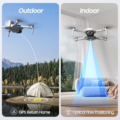 Holy Stone HS360E GPS EIS Drones with Camera for Adults 4K, 249g FAA Compliant Lightweight Foldable FPV RC Quadcopter Drone with 1200W Sensor, 20000ft Range, Auto Return, Follow Me, Upgraded HS360S - Image 7