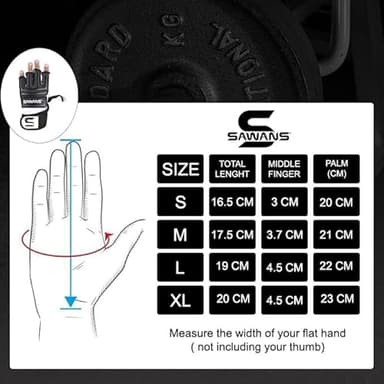 SAWANS Punch Bag Boxing Gloves Karate Mitts MMA Body Combat Taekwondo Training Martial Art Fighting Grappling Muay Thai (L, Black) - Image 4
